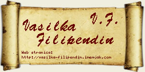 Vasilka Filipendin vizit kartica